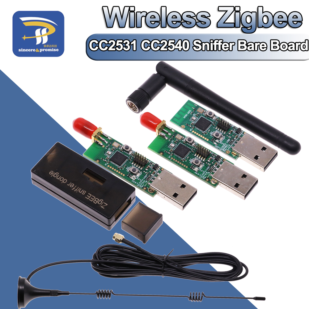 Zigbee Coordinator Stick - Sniffer placa nua módulo analisador de